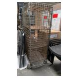 Metro style security cage 24ï¿½ x 36ï¿½ with three