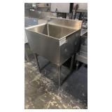 24 inch under the bar ice bin with cold plate