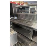 Farewell guest steam table 58 inches long with