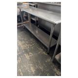 Stainless steel work table with under shelf 18ï¿½ x