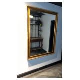 Large mirror with wood frame 44 x 65