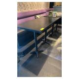 Solid wood top high top tables 60 x 32