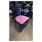 42 wood  restaurant chairs with cushion seat