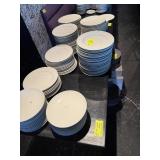 LOT OF LARGE ROUND CHINA PLATES