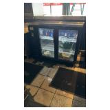 Yukon glass door back bar refrigerator 49ï¿½ x 25ï¿½