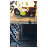 A lot of assorted bar supplies and paper