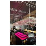 Overhead custom trust, aluminum, 40ï¿½ x 158ï¿½, with