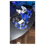 4 assorted tambourines