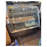 CURVED GLASS BAKERY CASE, 46"