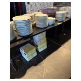 4 WOOD TOP TABLES, 48X36"