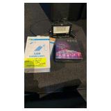 Four assorted small LED floodlights