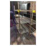 Chrome Metro shelf 18 x 36 with three shelves
