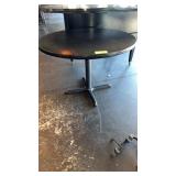 Wood top dining table 42 inches round