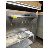 STAINLESS STEEL WALL SHELF 36X12