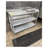 ALUMINUM DISH SHELF 48"X14"
