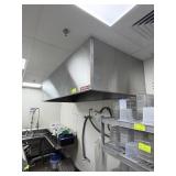 95 inch x 42 Inch Captive Air Vapor Hood System