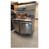 True 48 inch under counter cooler with double