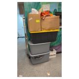 Large lot of assorted holiday decorations