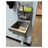WALL MOUNT HAND SINK W/FAUCET, 9 INCH W