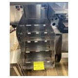 Perlich 12 inch bottle shelf with five step ups