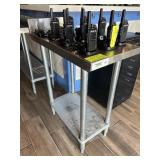 Stainless steel work table with under shelf 15
