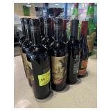 12 bottles assorted wine