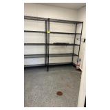 Black coated metro shelves 60 inch long by 20
