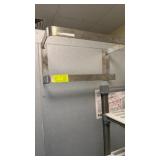 Double stainless steel pot rack 24 inches long