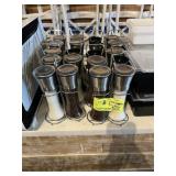 10 sets of salt and pepper grinders
