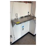 Stainless steel wall shelf 36 inches long by 12
