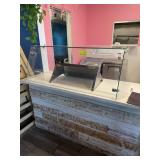 48 INCH WIDE TEMPERED GLASS COUNTERTOP SNEEZE