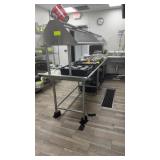 11ï¿½6ï¿½ long dirty dish table with sink and short