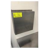 Wall mounted stainless steel chefs knife holder