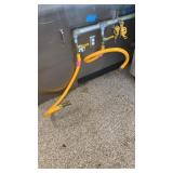 Five yellow quick disconnect gas hoses