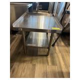 Stainless steel equipment stand 25 inches wide