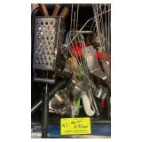 Lot of assorted kitchen supplies