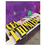 Lot of Assorted Sign Letters