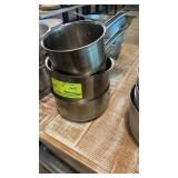 Four assorted small / medium  induction pots