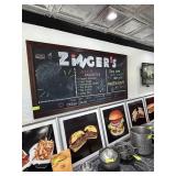 Large Menu Board with stencils