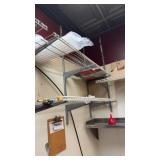 Lot of wire shelves and wall brackets
