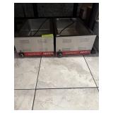 2 advantco table top food warmers