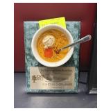 Food award plaque