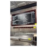 Two 30 inch  x 60 inch  deli menu boards