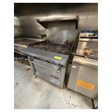 Garland 6 Burner with Oven and Shelf