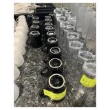 LOT OF BLACK COFFEE CUPS