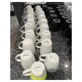 LOT OF WHITE COFFEE CUPS