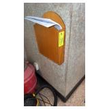 Wall mount menu holder