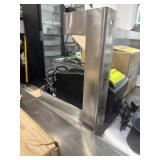 60 inch wall mount Pot rack with hooks double