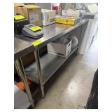 Stainless steel work table 60 x 24ï¿½ with under
