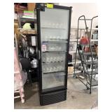 20 inch wide single glass door soda box